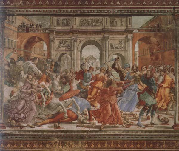Domenicho Ghirlandaio Kindermord von Bethlehem oil painting picture